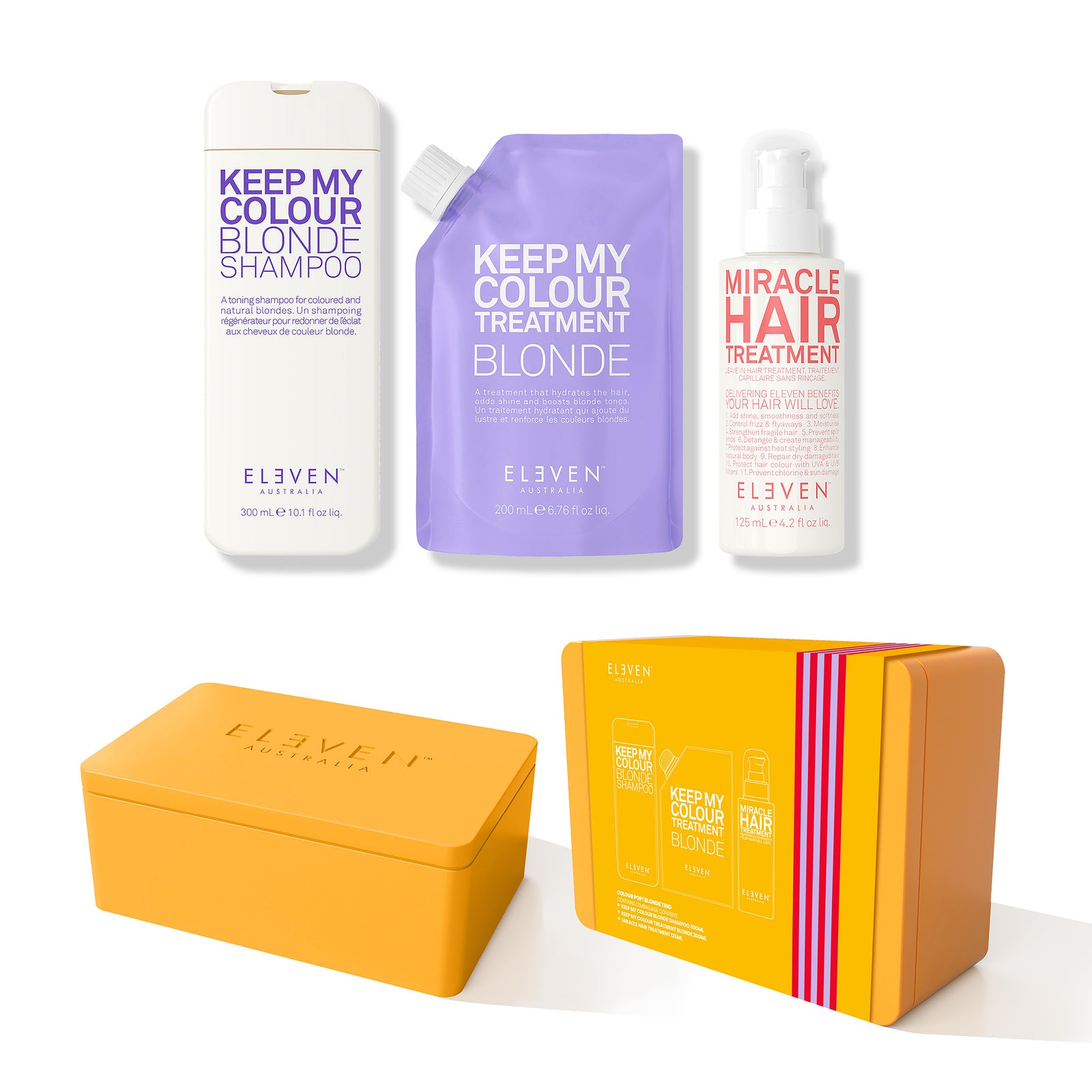 Eleven Australia Blonde Colour Pop Holiday Trio Gjafasett