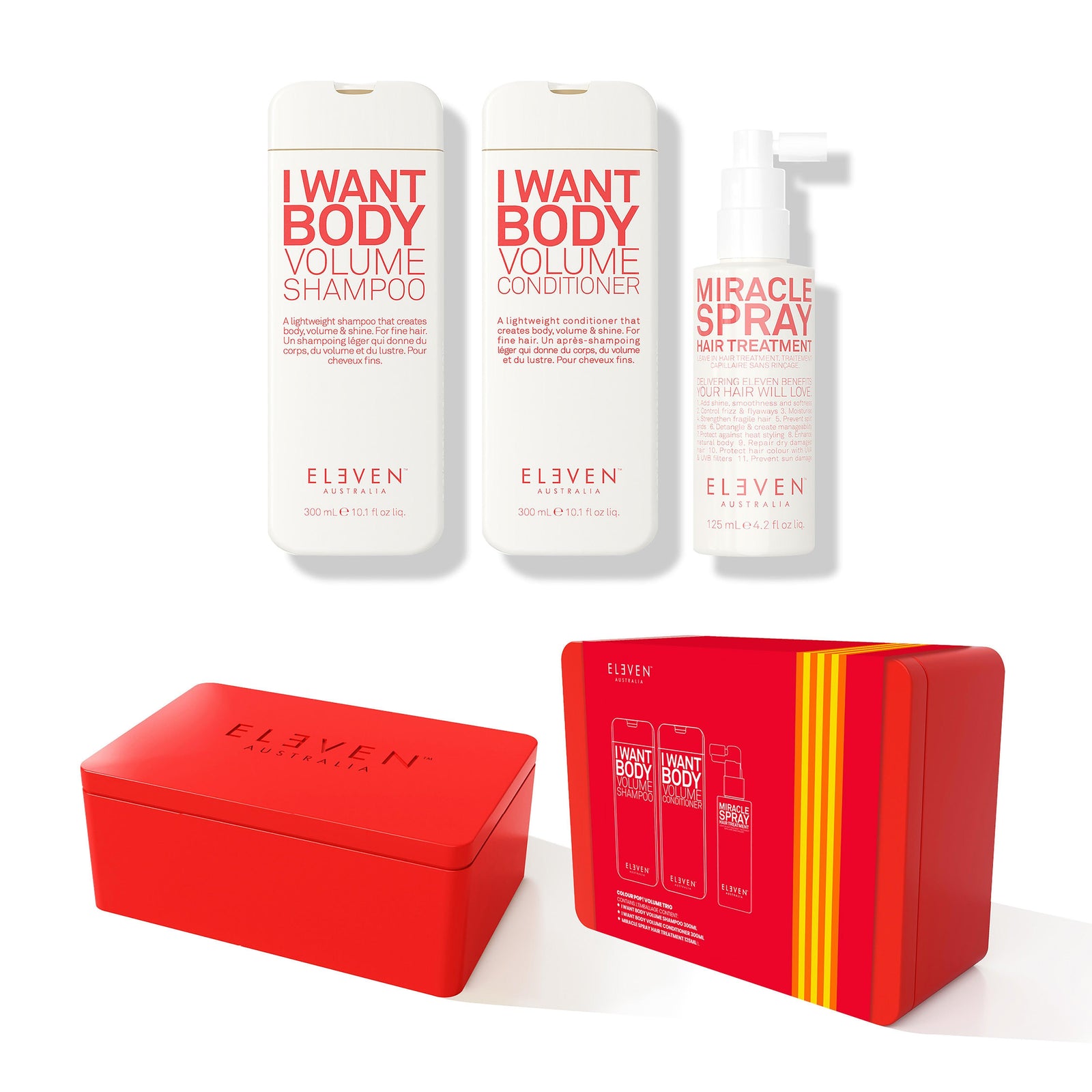 Eleven Australia Volume Colour Pop Holiday Trio Gjafasett