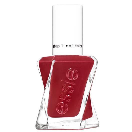Essie Gel Couture Paint The Gown Red