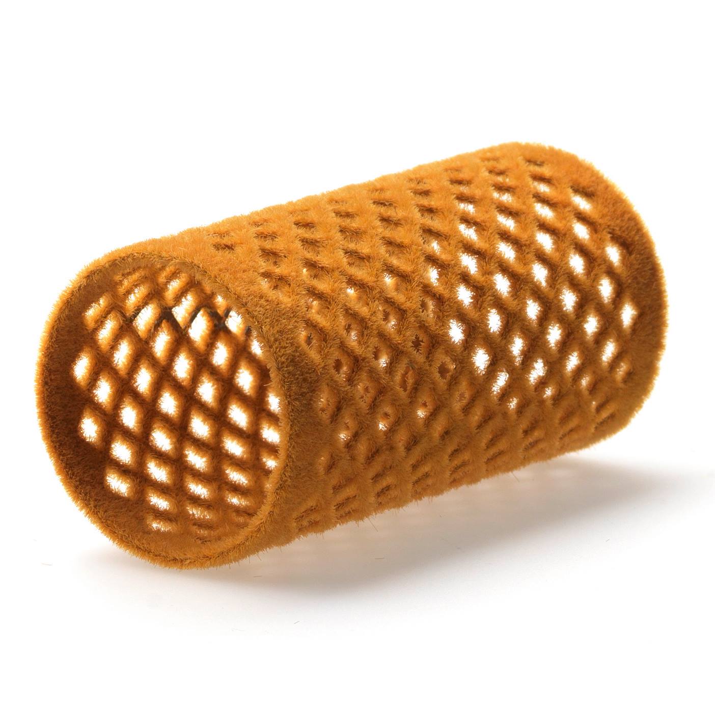 Flauelsrúllur Appelsínugular 32mm