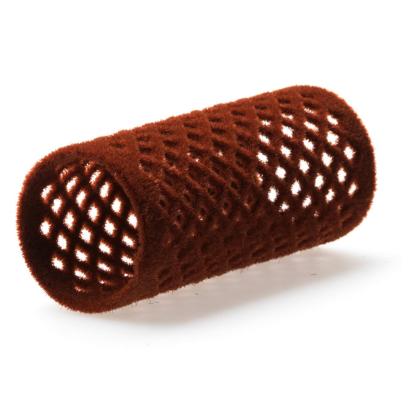 Flauelsrúllur Brúnar 28mm