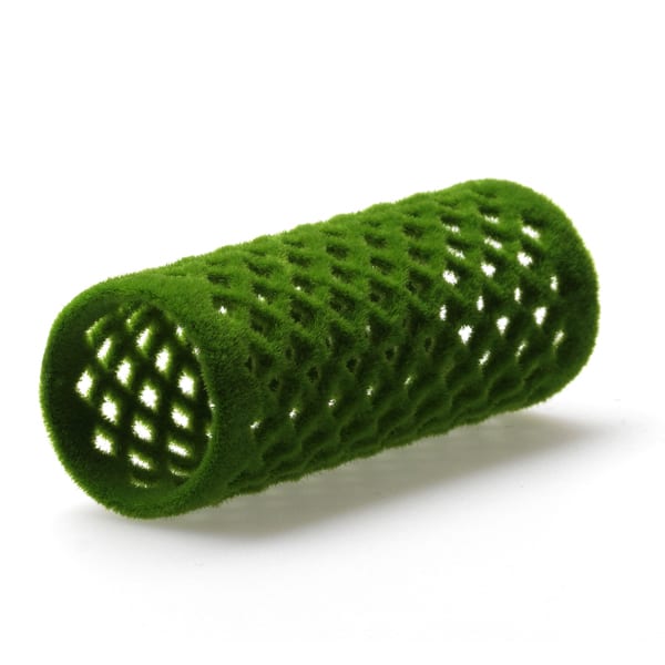 Flauelsrúllur Grænar 24mm
