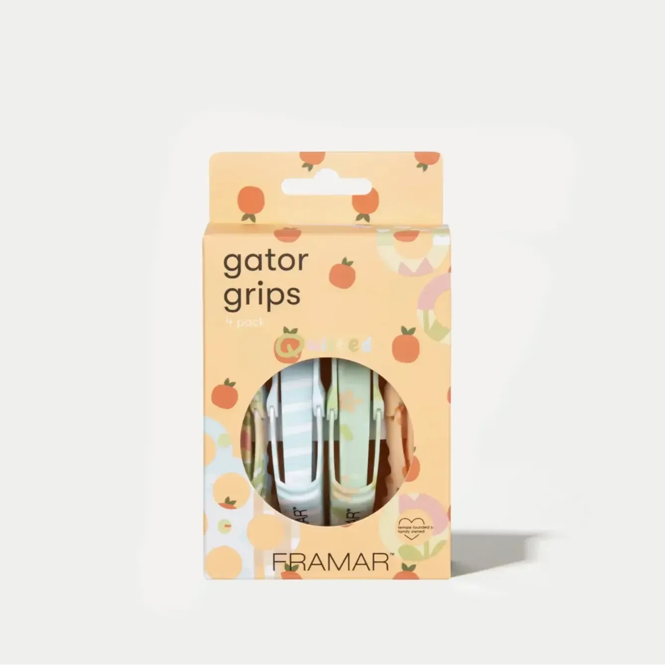 Framar Quilted Gator Grip Clips 4stk