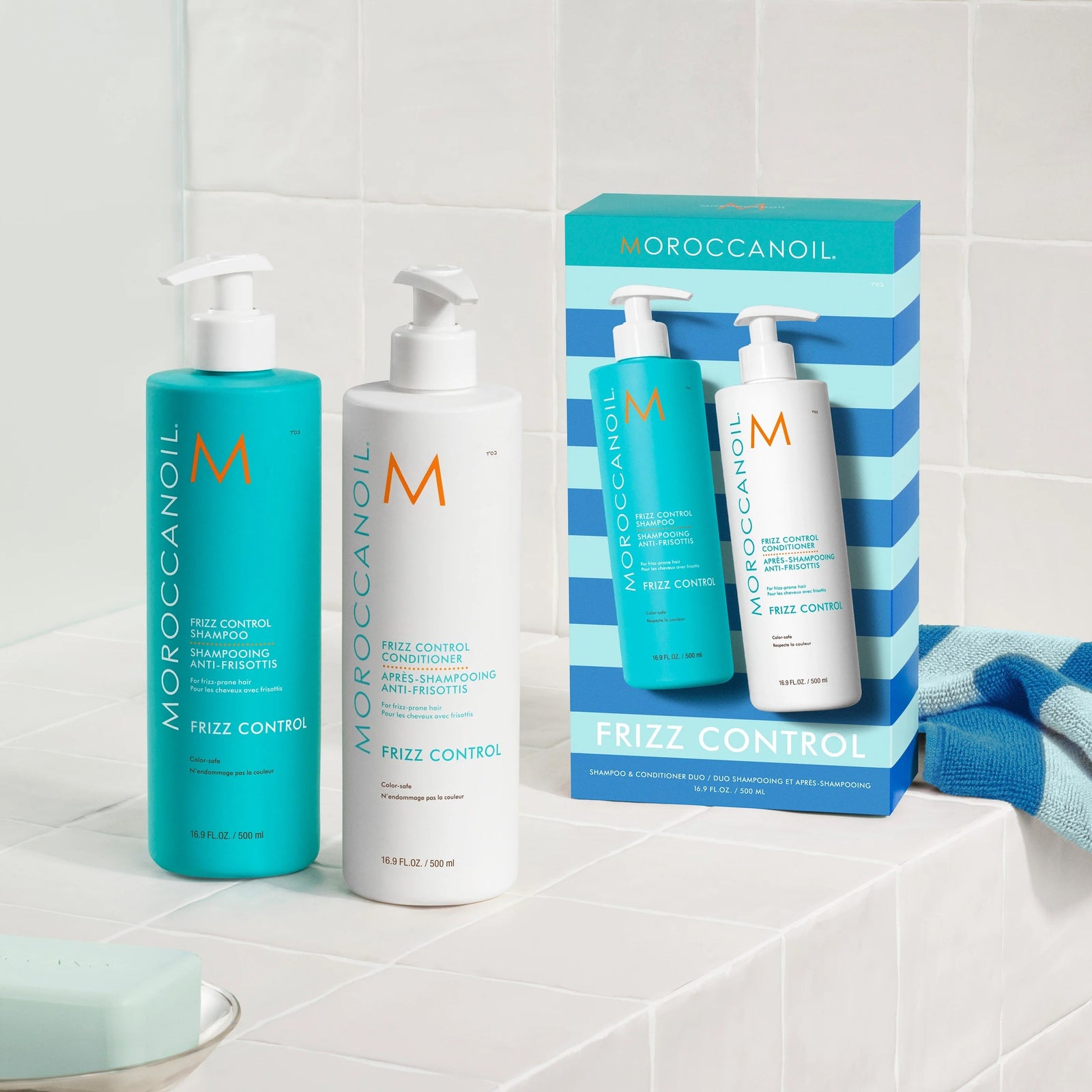 Moroccanoil Frizz Control Duo 500ml Gjafasett