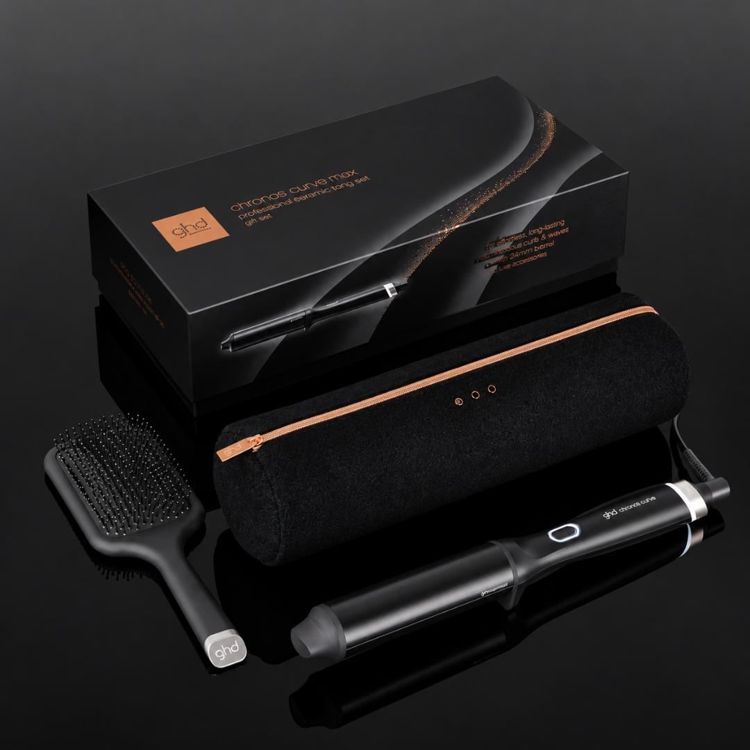 GHD Chronos Curve Max Wand 38mm Festive Gift Set