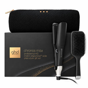 GHD Chronos Max Wide Plate Hair Straightener Festive Gift Set