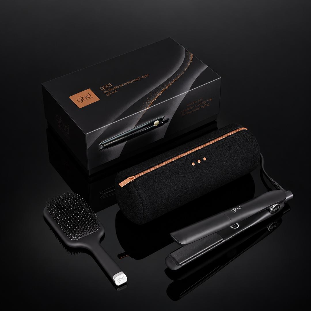 GHD Gold Hair Straightener Festive Gift Set
