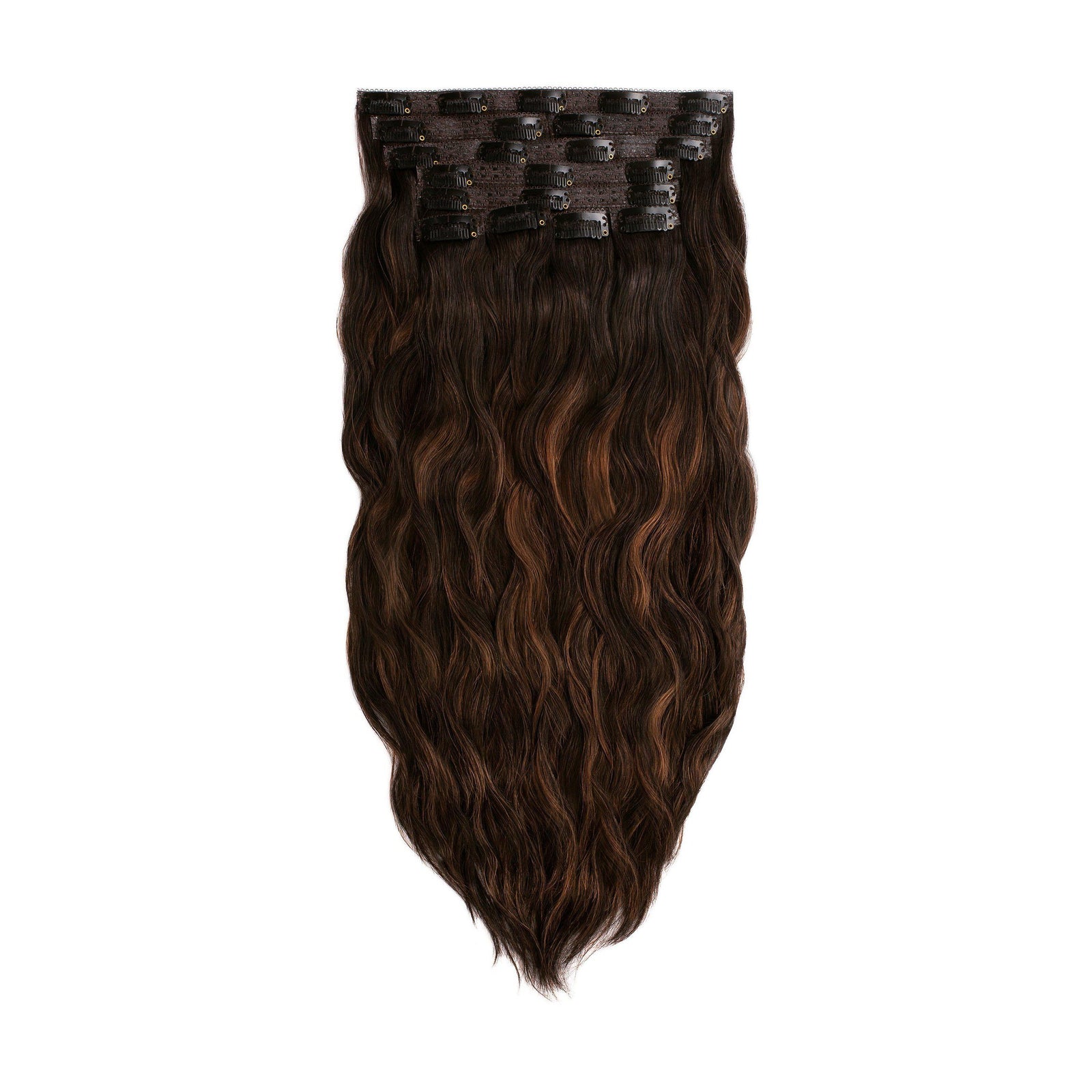 Glam Seamless Beach Wave Invisi Clip Hawaii Balayage