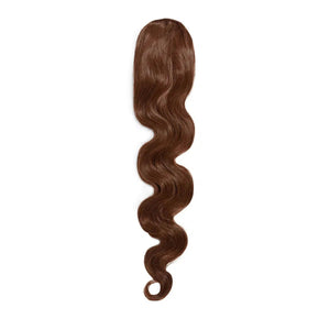 Glam Seamless Express Synthetic Wavy Ponytail 22"/55cm Auburn 33