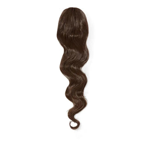 Glam Seamless Express Synthetic Wavy Ponytail 22"/55cm Chocolate Brown 3