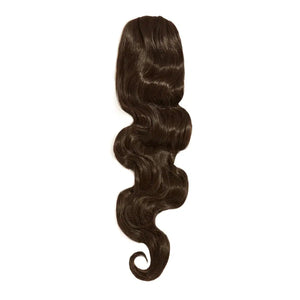 Glam Seamless Express Synthetic Wavy Ponytail 22"/55cm Dark Brown 2