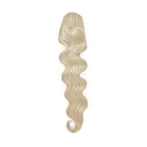 Glam Seamless Express Synthetic Wavy Ponytail 22"/55cm Platinum Ash Blonde 60