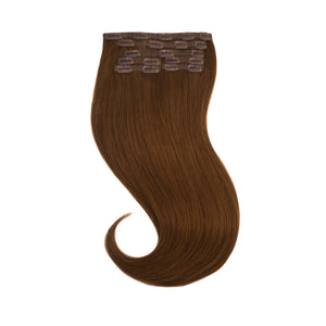 Glam Seamless Invisi Clip In Slétt Bronzed Brown - 6