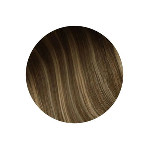 Glam Seamless Invisi Clip In Slétt Caramelt Highlights - RH3/12