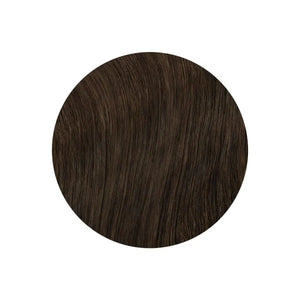 Glam Seamless Invisi Clip In Slétt Dark Ash Brown - 2a