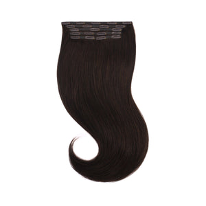 Glam Seamless Invisi Clip In Slétt Espresso - 1c