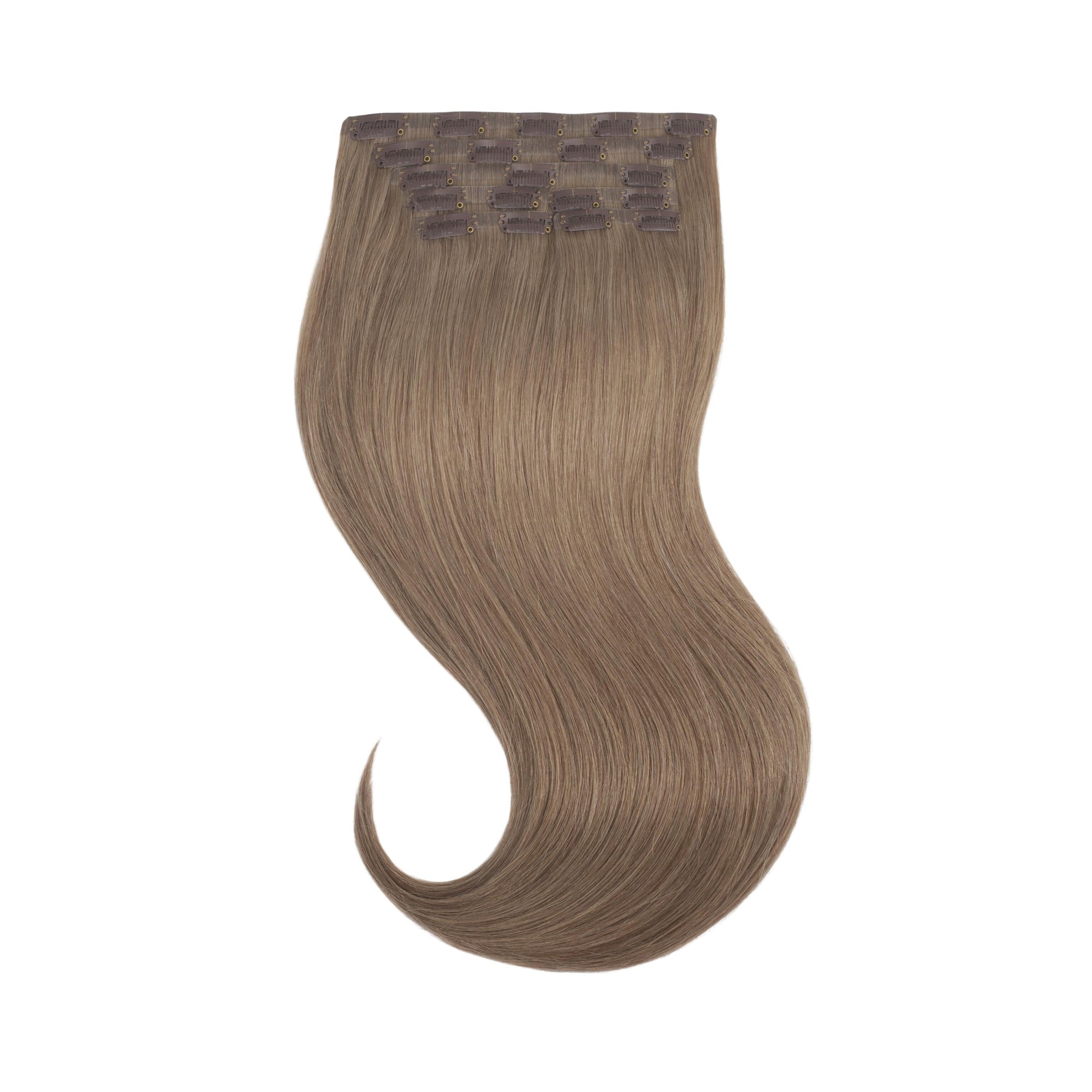 Invisi Clip in 20 Copper 130 Hair Extensions by Glam Seamless