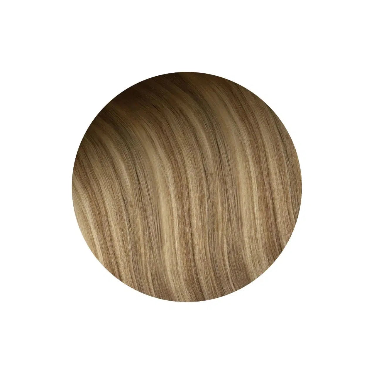 Glam Seamless Invisi Clip Slétt Rooted Ash Brown Highlights - RH9/613