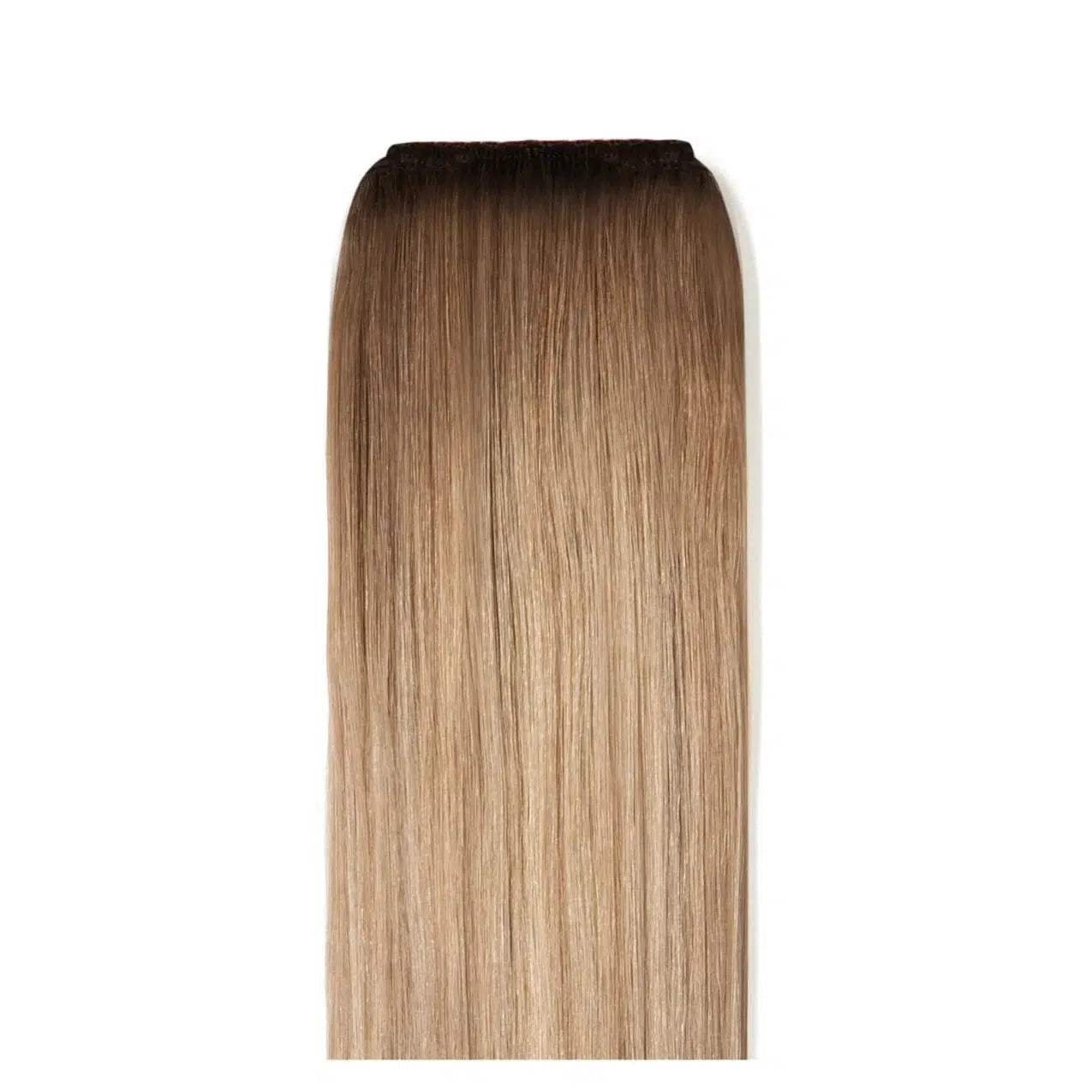 Glam Seamless Invisi Clip Slétt -Rooted Ash Brown Highlights RH9/613