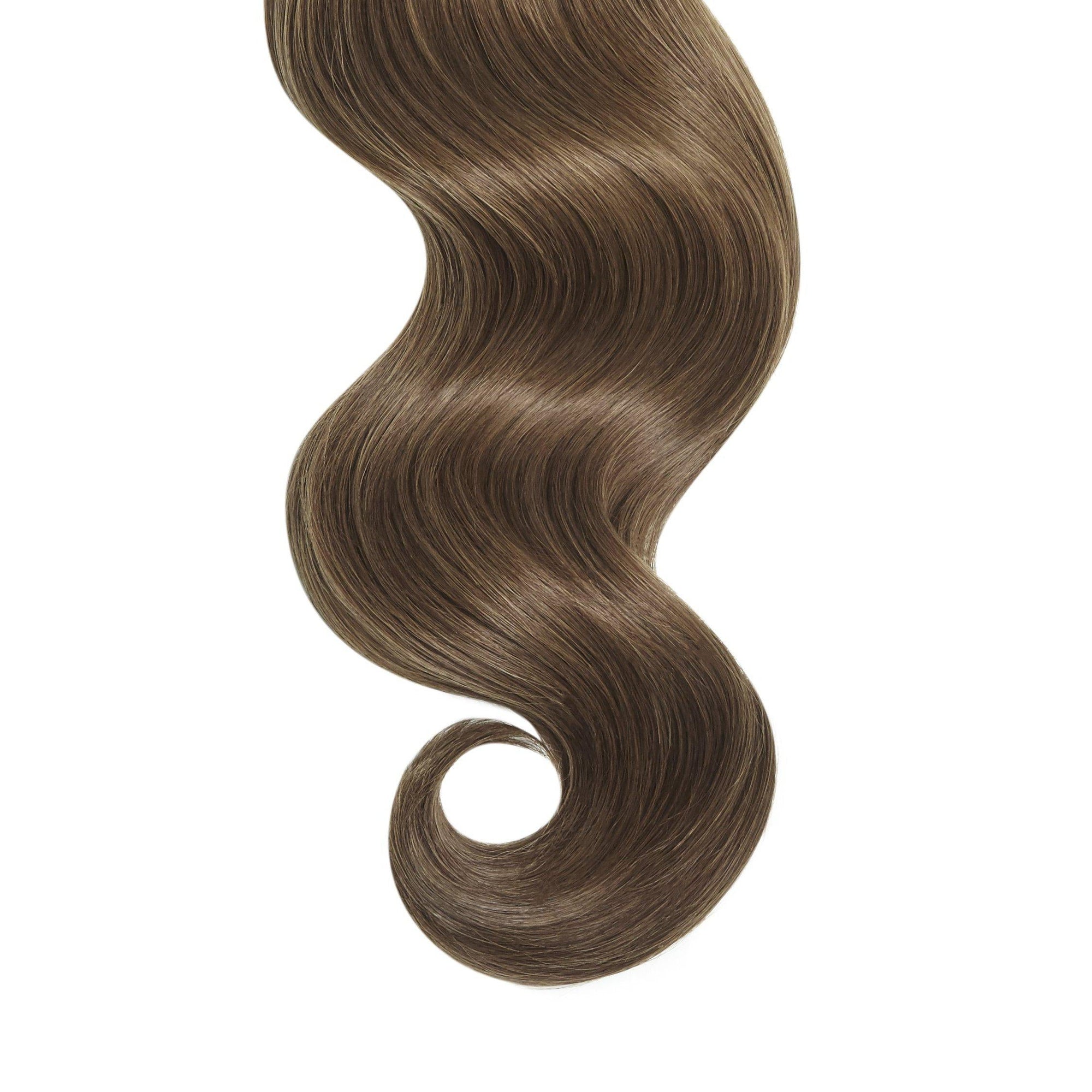 Glam Seamless Remy Tape In Bronzed Brown - 6