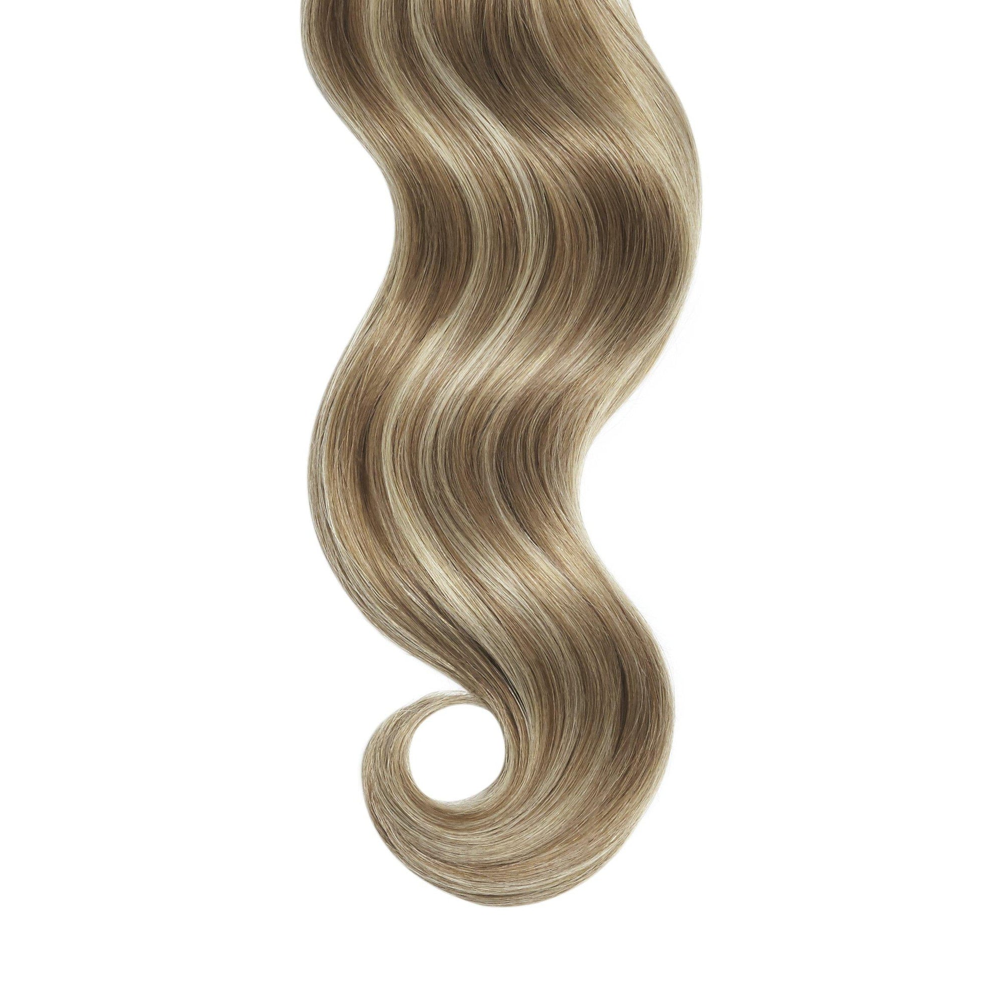 Glam Seamless Remy Tape In Rooted Ash Brown Highlights - RH9/613