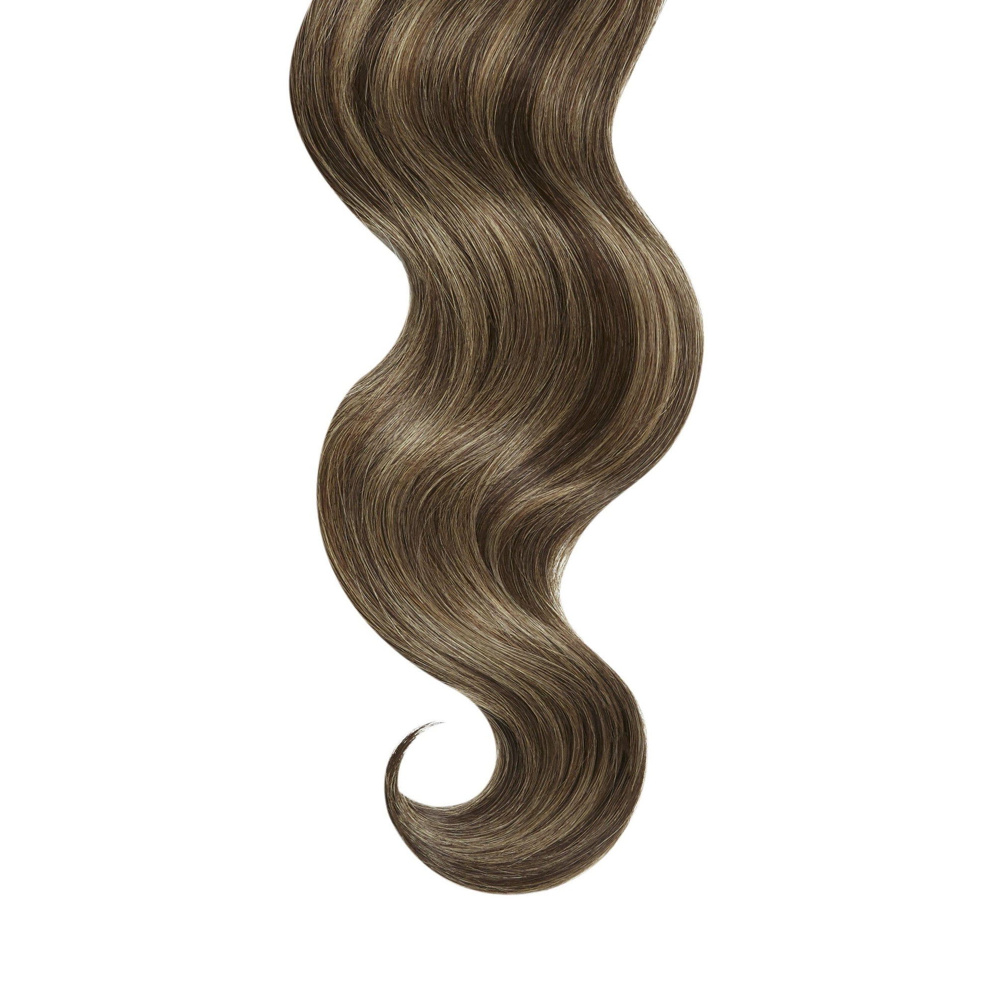 Glam Seamless Remy Tape In Rooted Caramelt Highlights - RH3/12