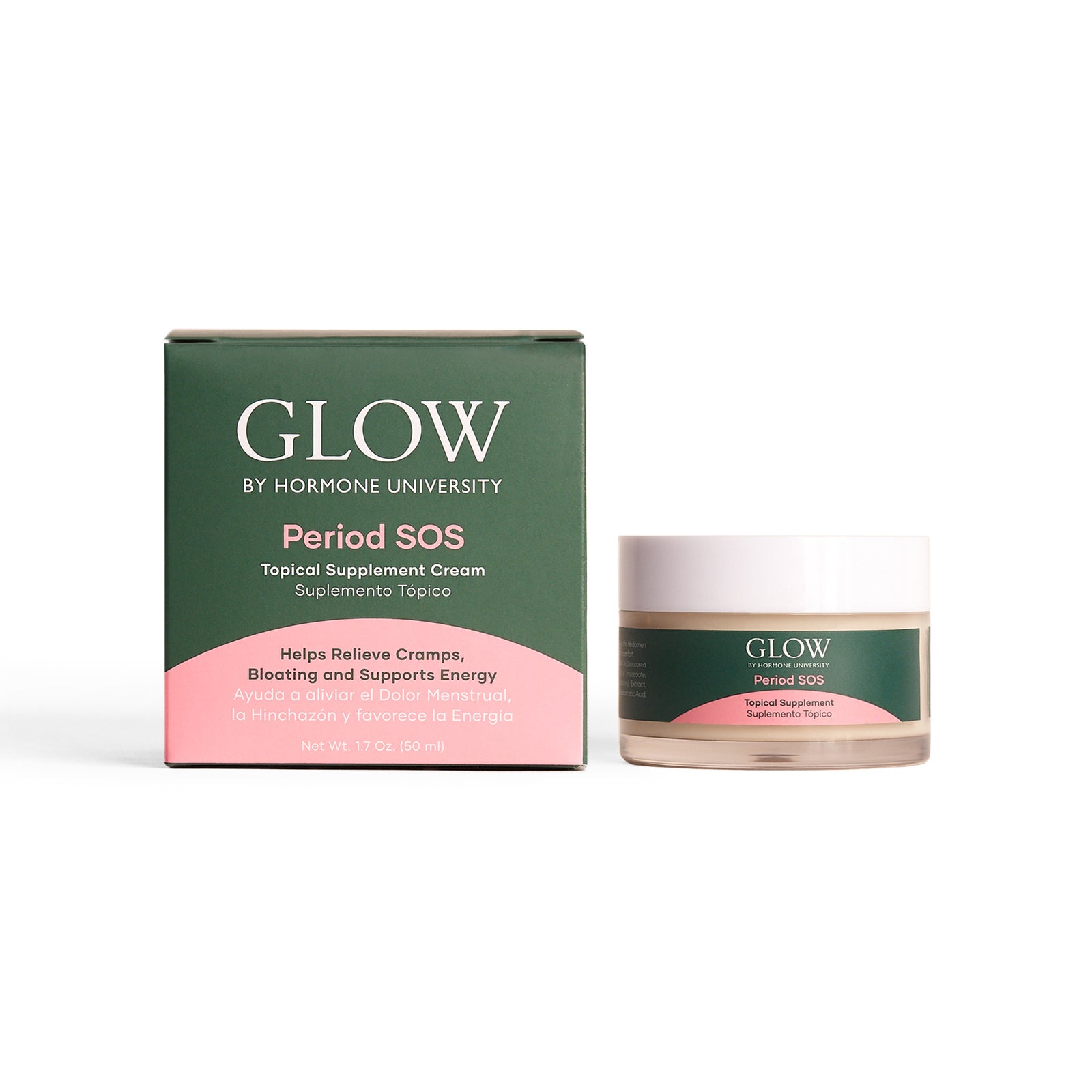 Glow By Hormone University Period SOS Bætiefnakrem