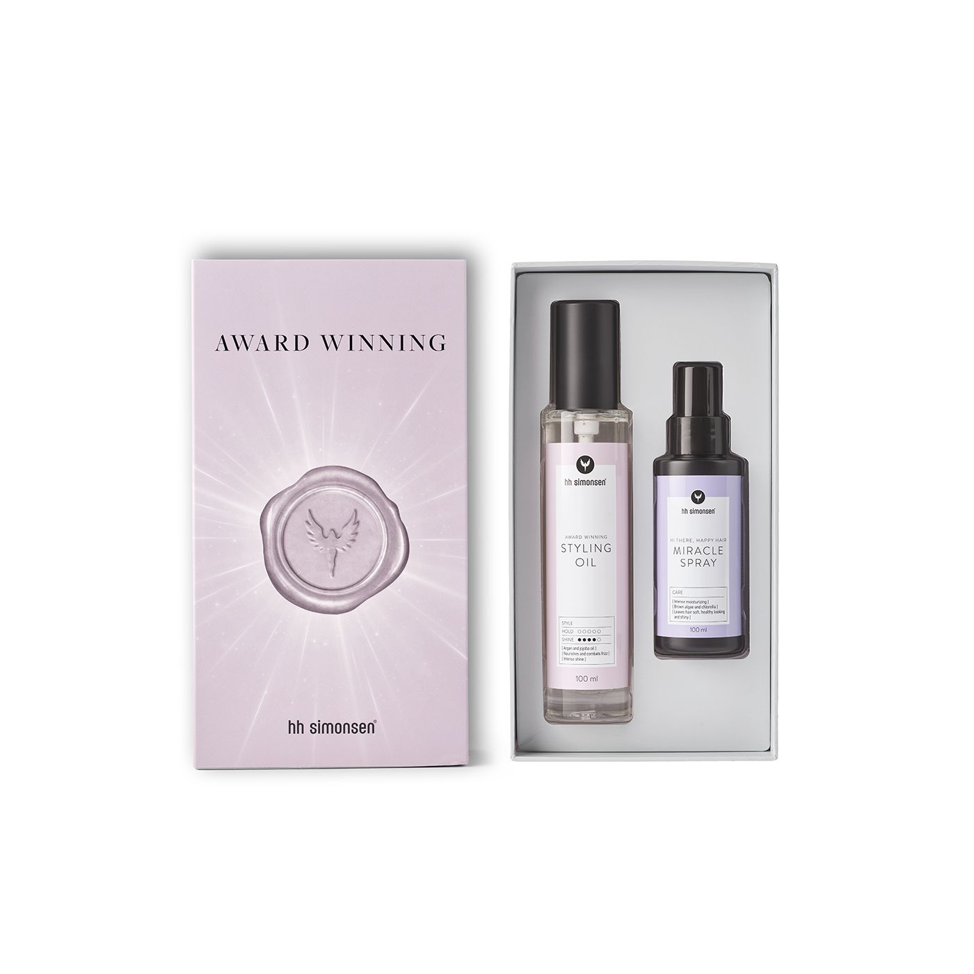 HH Simonsen Styling Oil Award Winning Gjafasett