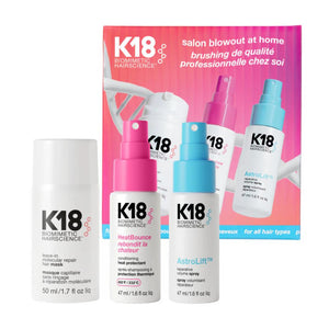 K18 Salon Blowout At Home Gjafasett