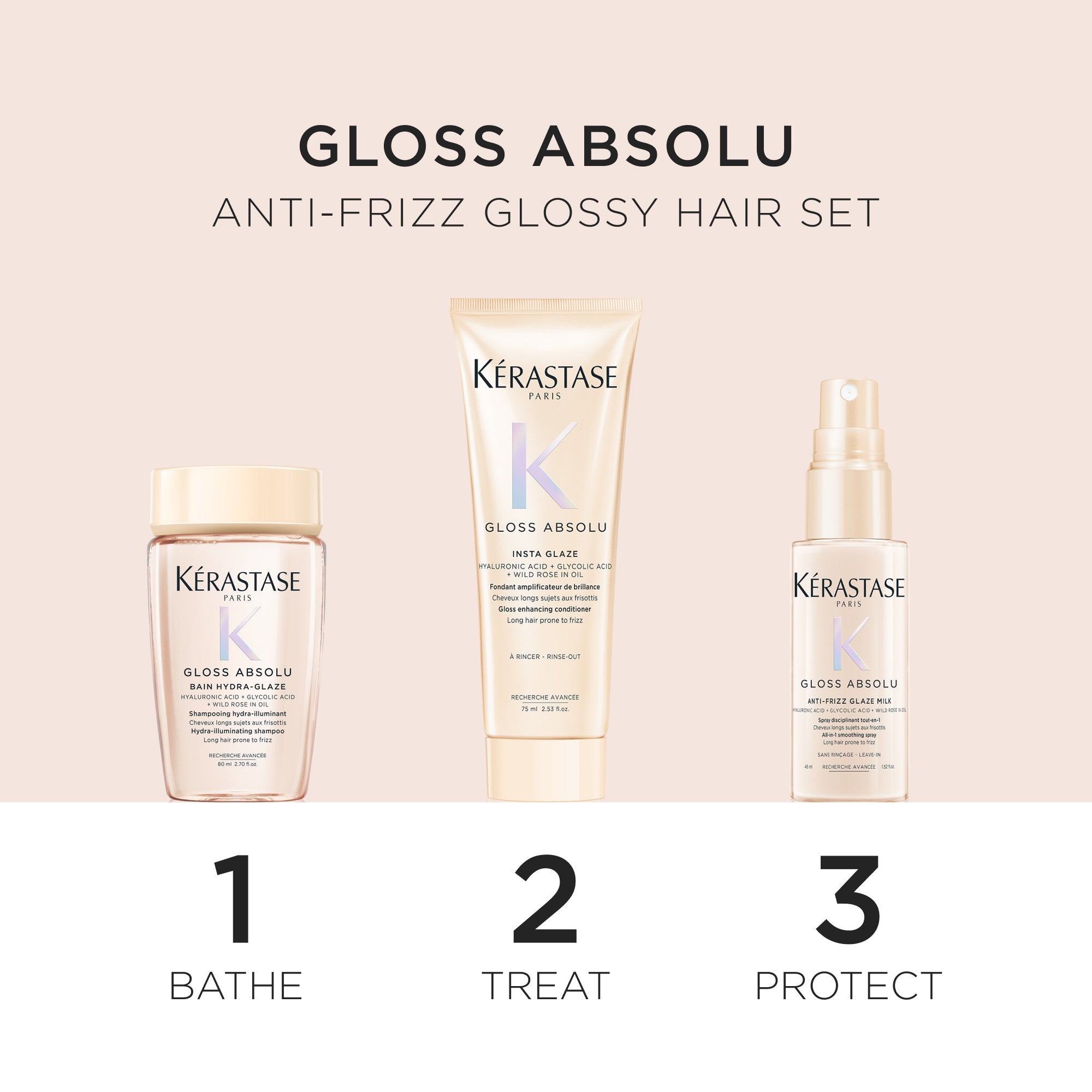 Kérastase Gloss Absolu Discovery Trio Holiday Gjafasett