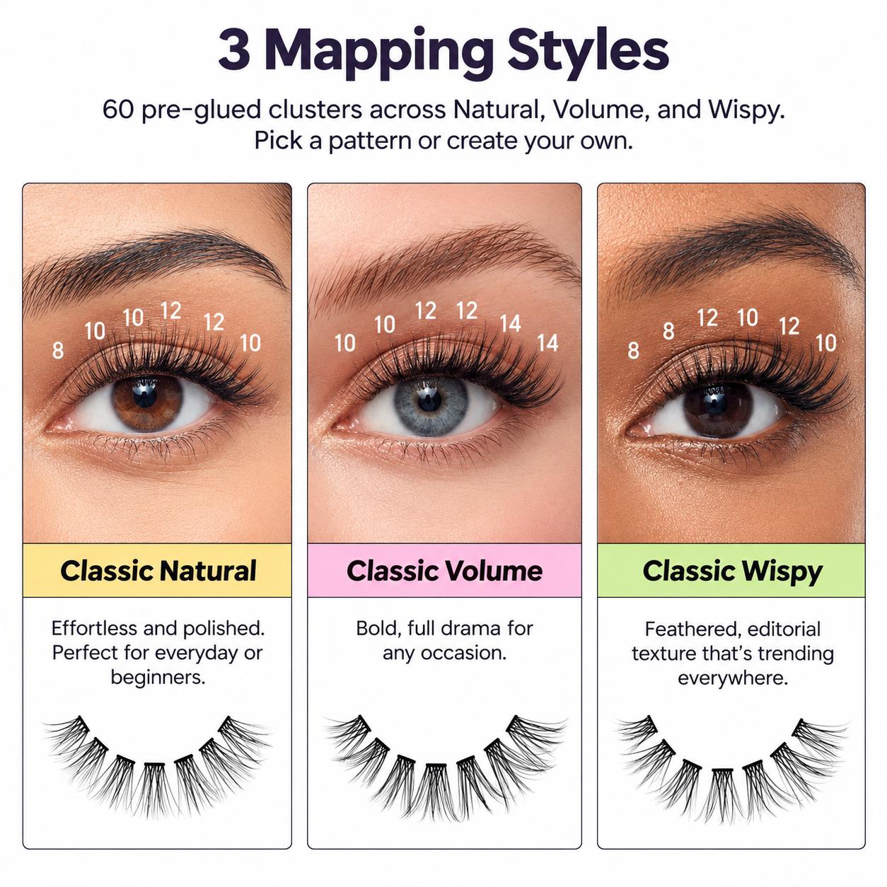 Kiss Impress Individual Lash Kit Natural