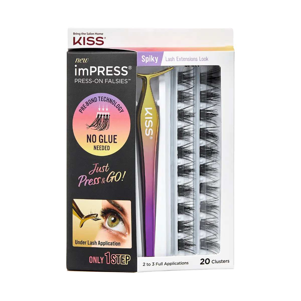 Kiss Impress Press On Falsies Spiky
