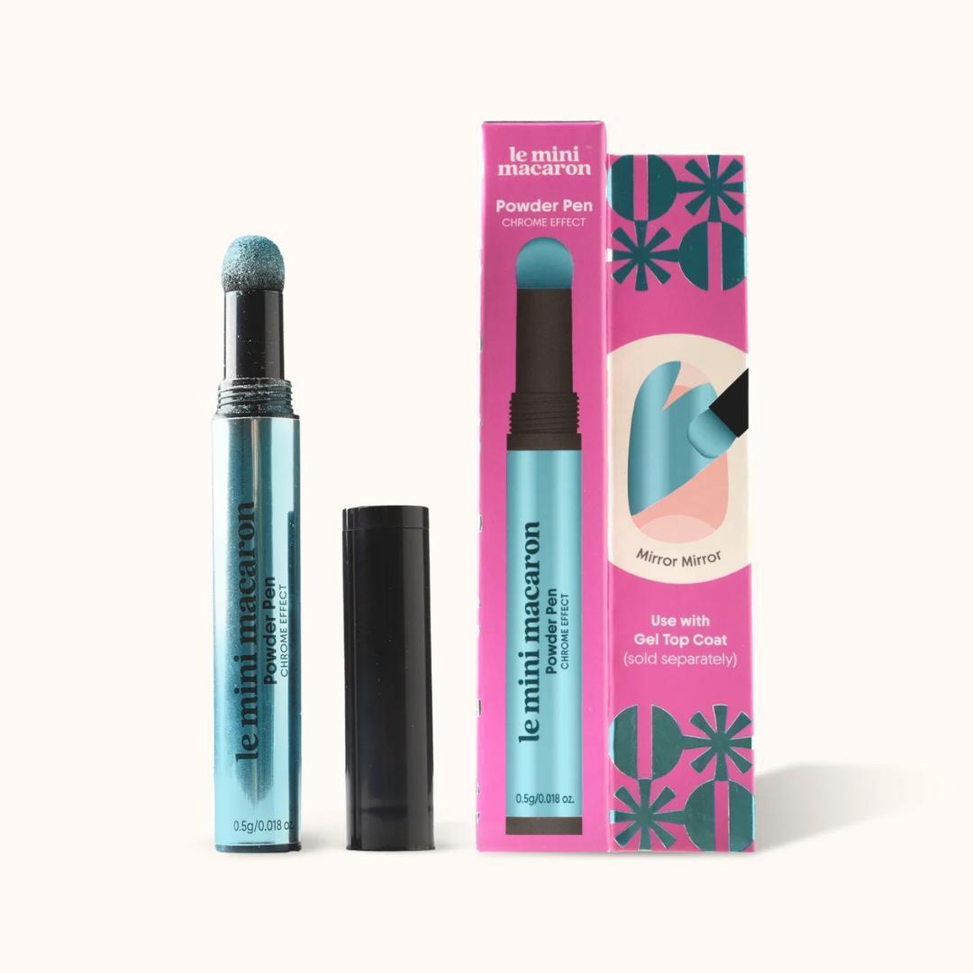 Le Mini Macaron Chrome Powder Pen Cyber Blue