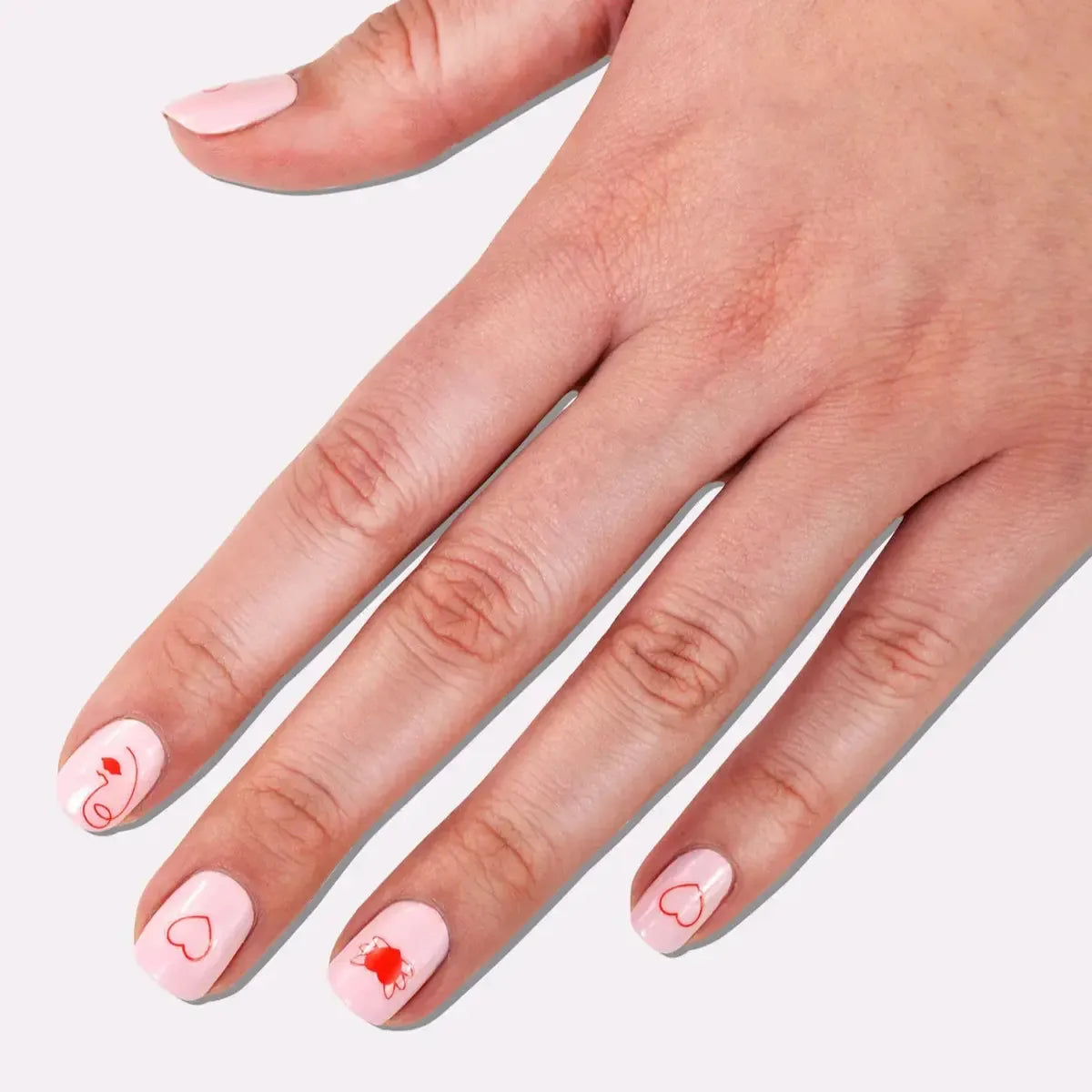 Le Mini Macaron Forever Mon Amour Mini Nail Stickers