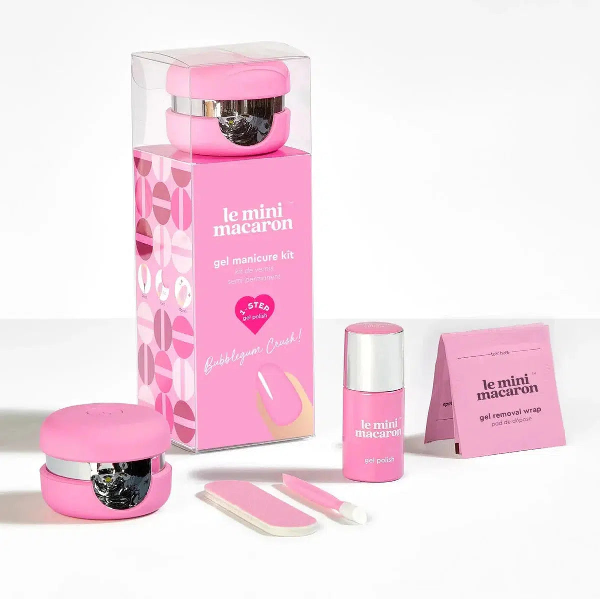 Le Mini Macaron Gel Manicure Set Bubblegum Crush