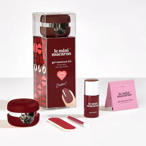 Le Mini Macaron Gel Manicure Set Cassis