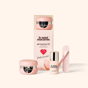 Le Mini Macaron Gel Manicure Set Pink Quartz