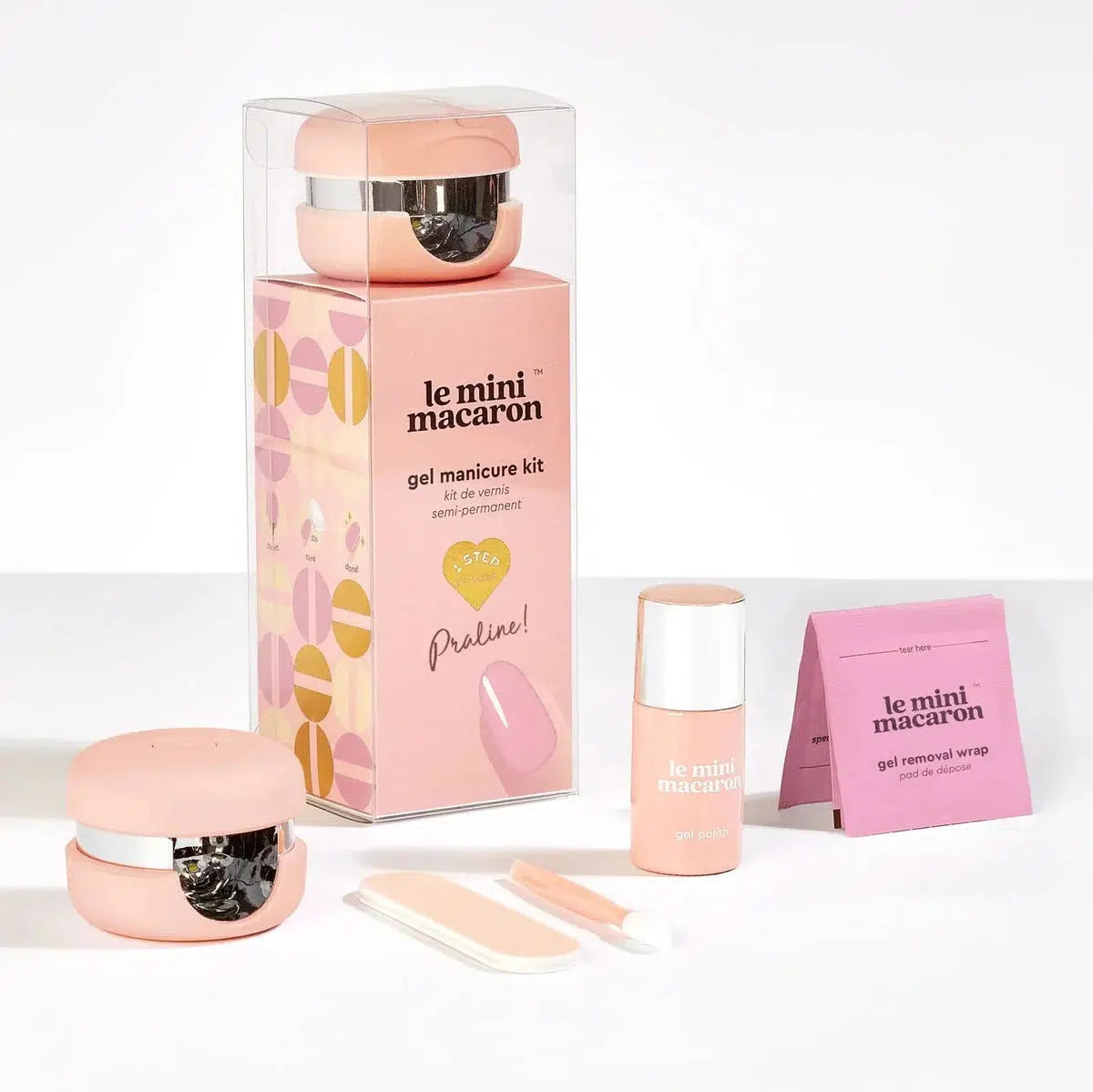 Le Mini Macaron Gel Manicure Set Praline