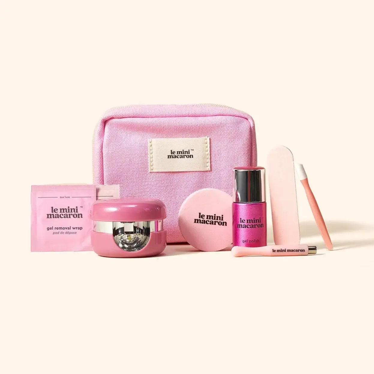 Le Mini Macaron Gel Manicure Set Velvet Cat Eye