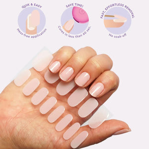 Le Mini Macaron Gel Nail Strips Blush