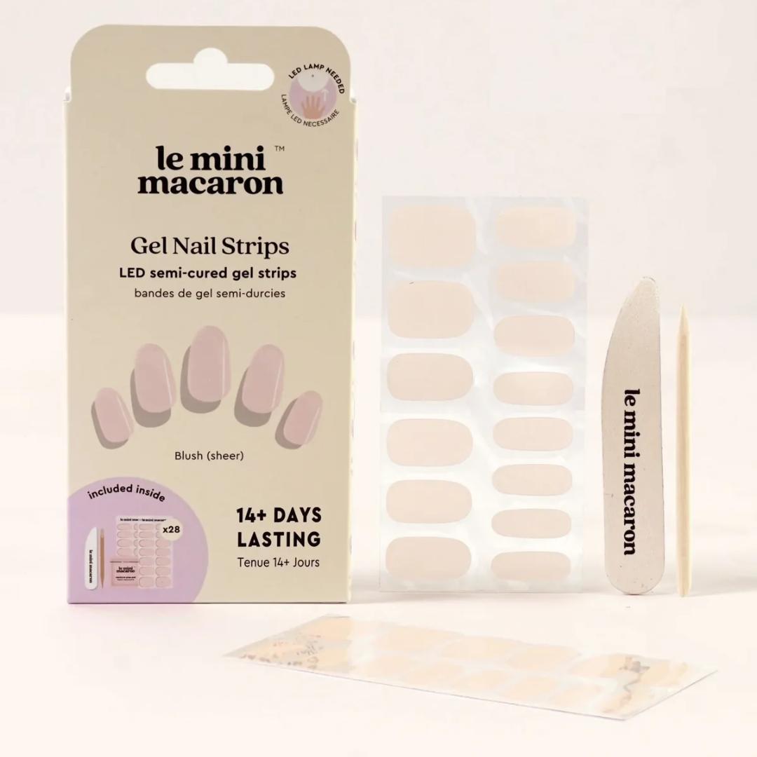 Le Mini Macaron Gel Nail Strips Blush