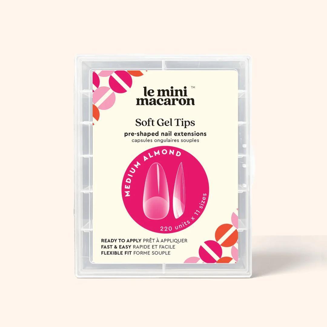 Le Mini Macaron Le Soft Gel Tips Medium Almond