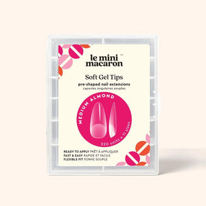 Le Mini Macaron Le Soft Gel Tips Medium Almond