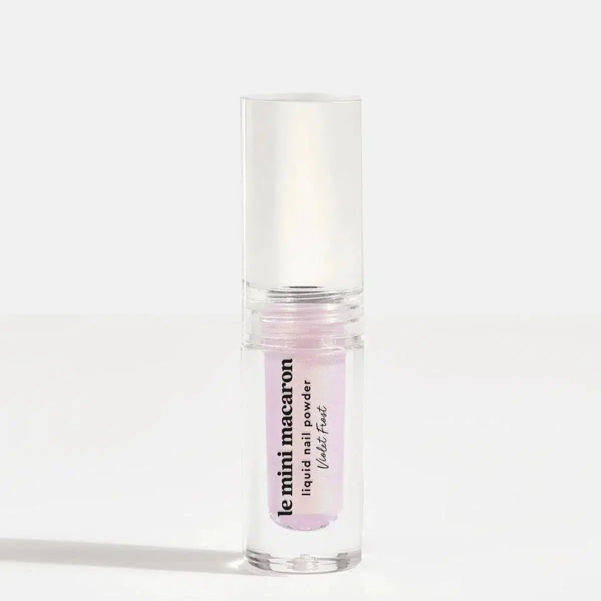 Le Mini Macaron Liquid Nail Powder Violet Frost