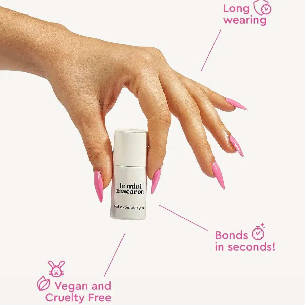 Le Mini Macaron Nail Extension Glue