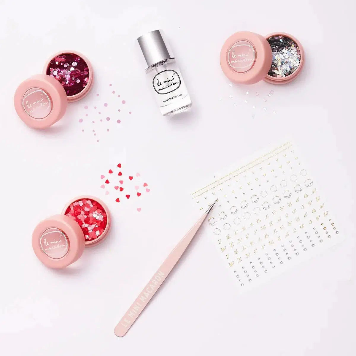 Le Mini Macaron Nail Play Art Set