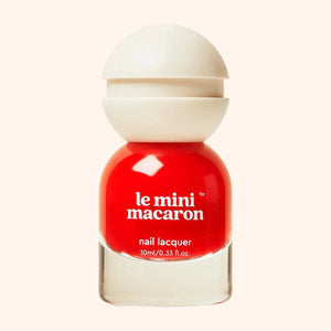 Le Mini Macaron Nail Polish Cherry Red