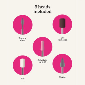 Le Mini Macaron Replacement Kit For E-File Nail Drill
