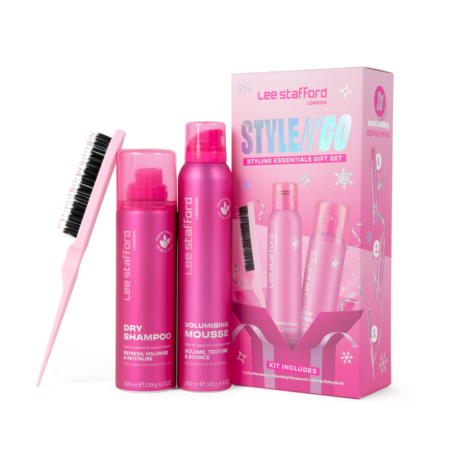 Lee Stafford Style And Go Gjafasett