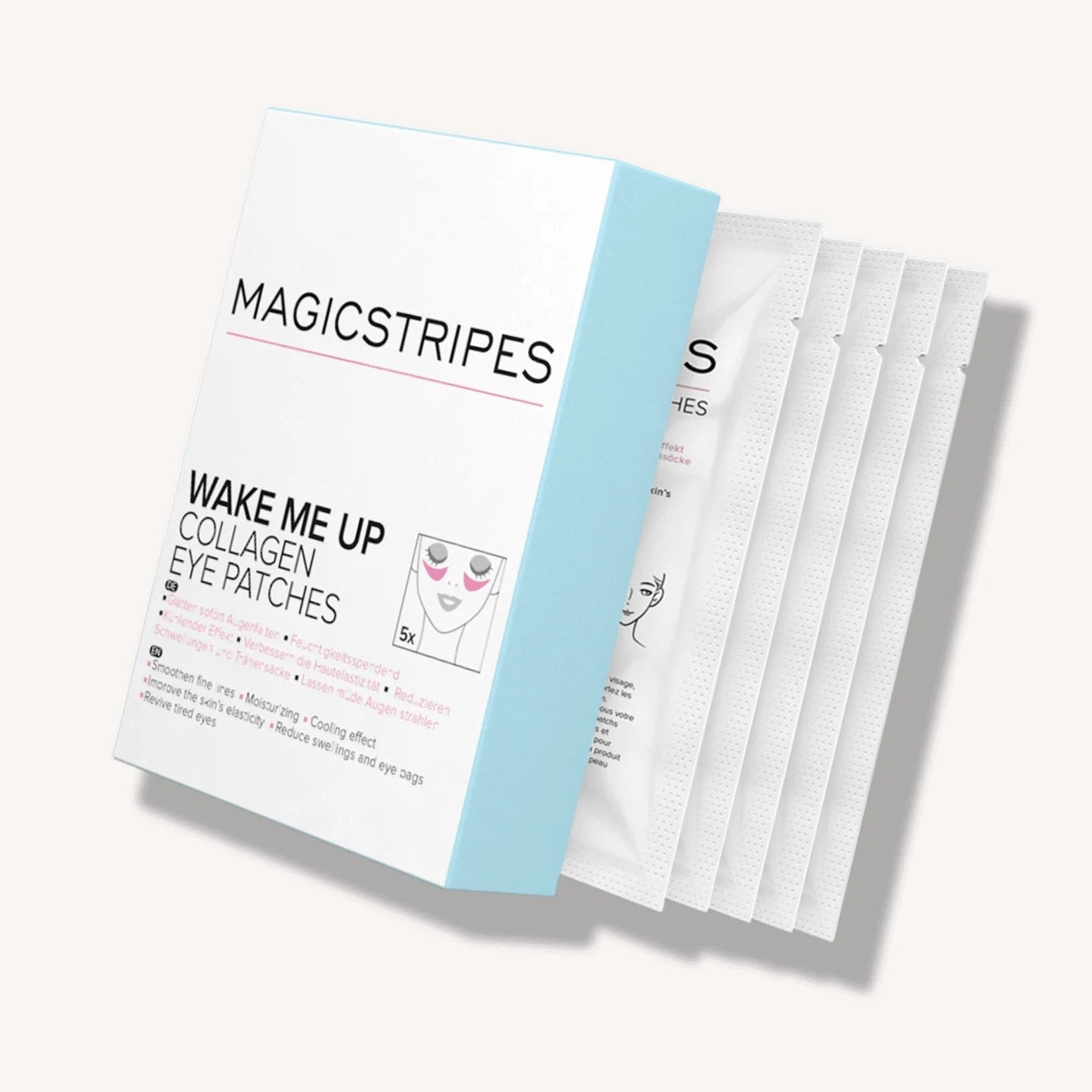 Magicstripes Wake Me Up Collagen Eye Patches - BOX 5pc